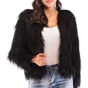 Faux Fur black Jacket